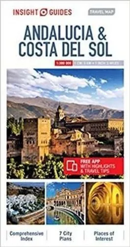 Insight Guides Travel Map Andalucia &amp; Costa del Sol 9781786719003 | Brand Ne