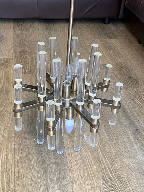 glass ceiling light chandelier used