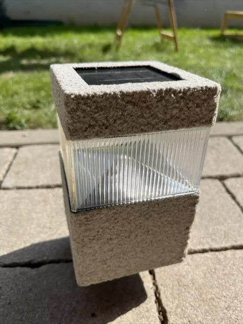 LED Solarleuchte Solarlampe Bodenstrahler Gartenleuchte Außenleuchte Balkonleuch