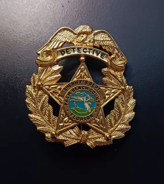 h/17***OLD-Policebadge: PALM BEACH COUNTY