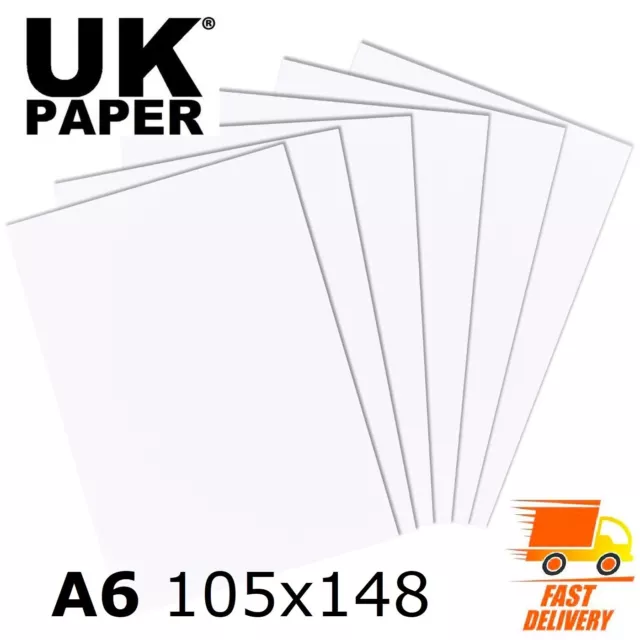 A2 A3 A4 A5 A6 WHITE 250gsm CARD THICK CARDBOARD PRINTER COPIER SMOOTH SHEET ART 2