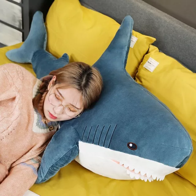 100cm IKEA BLAHAJ Shark Soft  Large Plush Toy Stuffed Animal Toy Kids Xmas Gift+