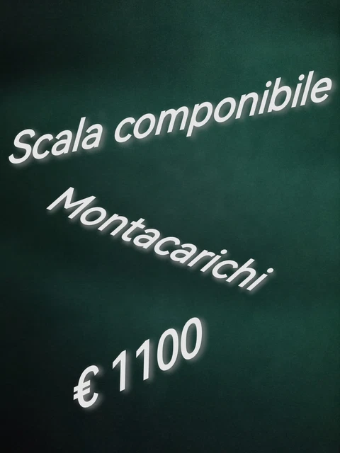 Scala componibile montacarichi