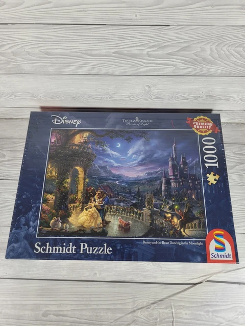 THOMAS KINKADE: SCHMIDT Disney Beauty And The Beast 1000 Piece Jigsaw ...