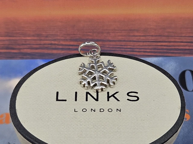 Links of london snowflake charm sale