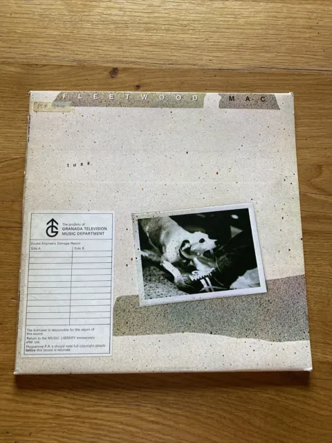 Fleetwood Mac Tusk Double L.p Vinyl Record Embossed Cover 1979 + Inner Sleeves