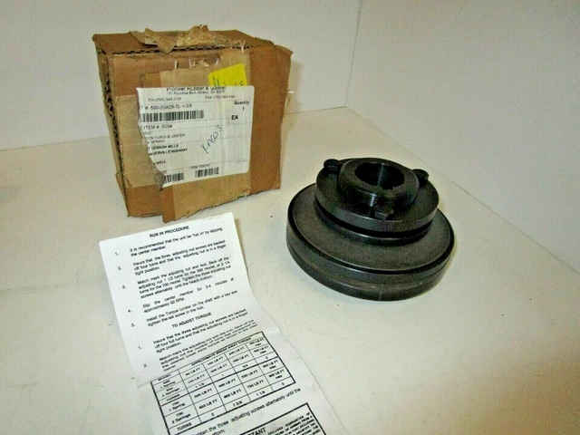 Great Lakes Industry, Inc. 500-50A29-TL-1-3/8 Torque Limiter,1-3/8 In Bore Dia.