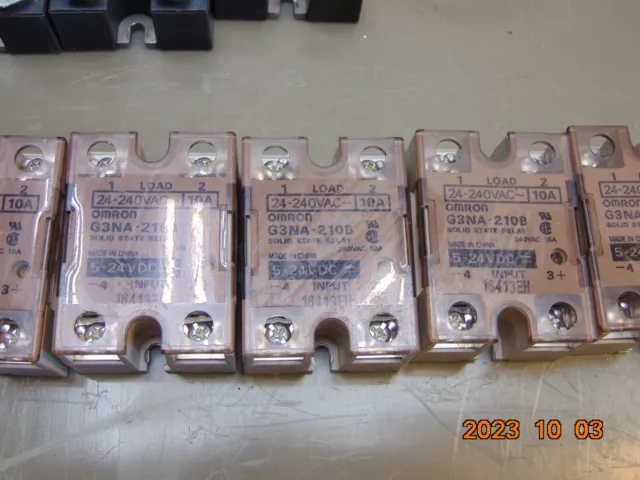 (1) Omron G3NA-210B Solid State Relays 5-24VDC Control Voltage 24-240VAC Load