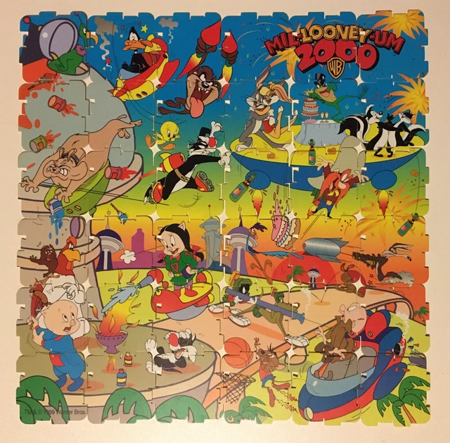 VINTAGE WALKERS QUBIX Looney Tunes MilLooneyUm 2000 Complete Set £3.