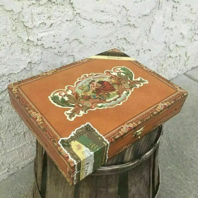 My Father Cigars Flor De Las Antillas Toro Empty Wooden Cigar Box 9.25x7x2