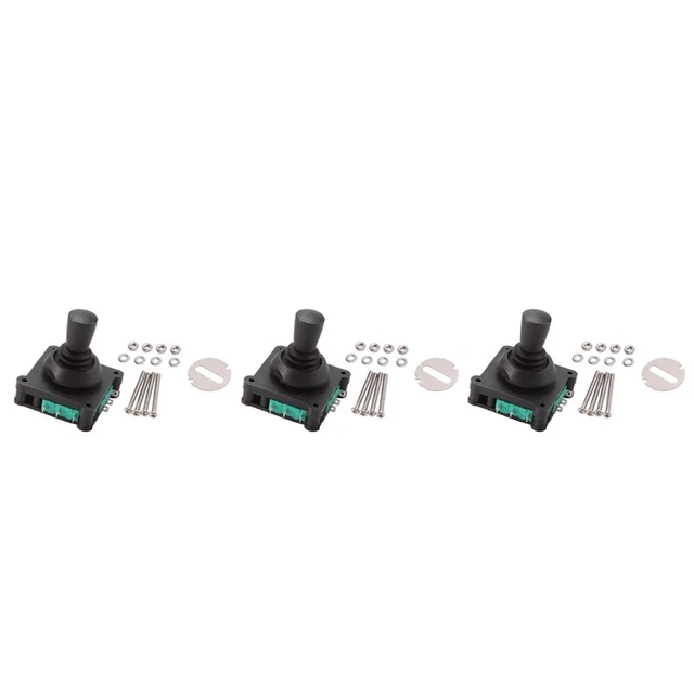3X Joystick Switch AC 240V 5 On 4 NO 4 NC Currently 2.5mm MountingX8F4