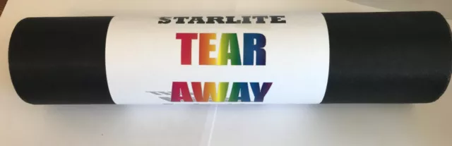 Starlite Tear Away Embroidery Stabiliser / Backing 5m by 30cms Black