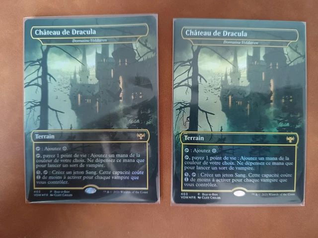 MTG Dracula Castle Secret Lair The Dracula Lands Foil Edition