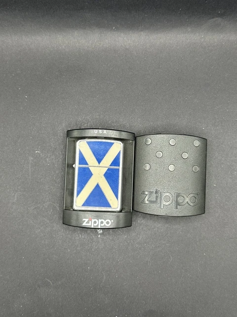 Scottish Flag Zippo Design