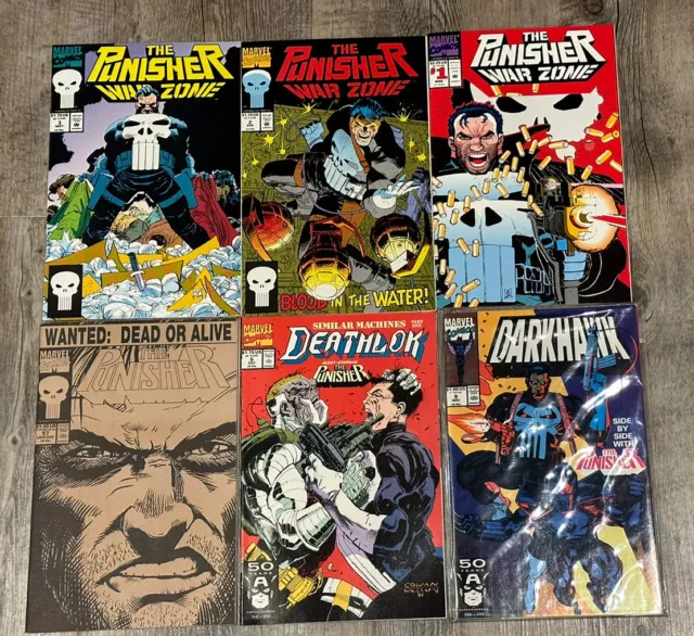 Marvel -  Punisher LOT of 8 Comics War Zone Punisher #57 NM-M