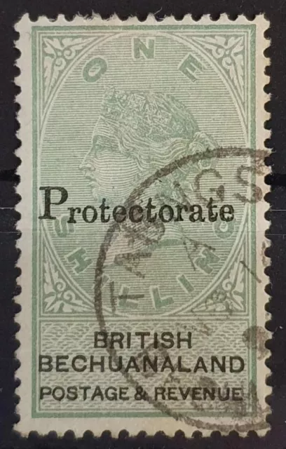 BRITISH BECHUANALAND 1888 Used 1/- Green & Black SG #46 CV £60 VF