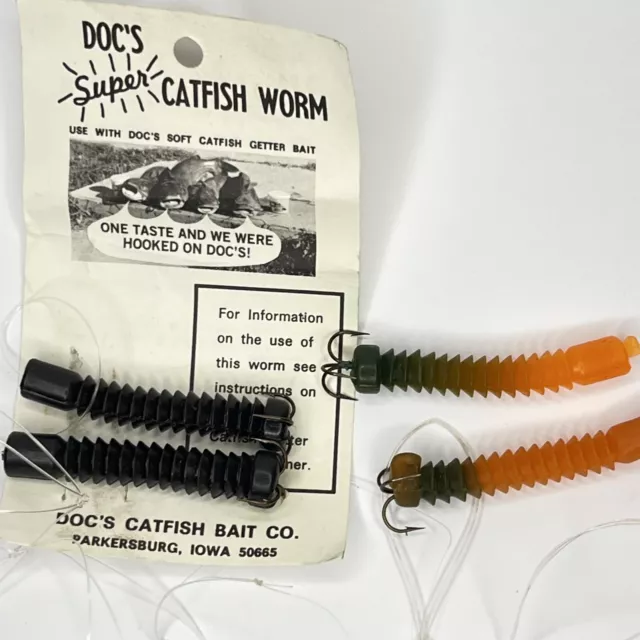 Doc's Super Catfish Worms 1Packs (Stink/Dip/Sponge) Sonny's T1