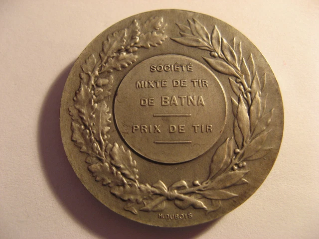 Médaille Bronze Argenté XIXe Siècle - Union Des Sociétés De Tir De Brive - Pièce De Collection Vintage