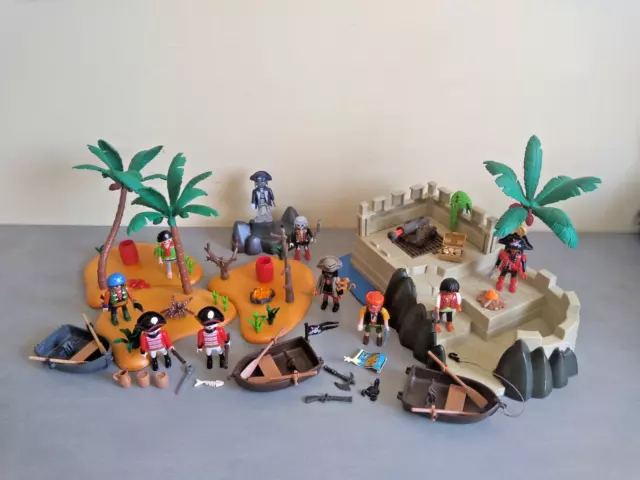 Playmobil Escena Pirata - El Hito, Islas, Canon, Personajes 6625 4007 etc..