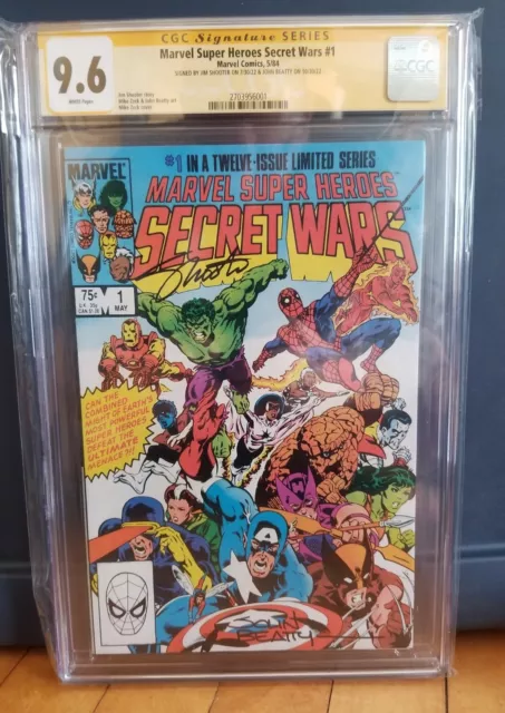 Marvel Super Heroes Secret Wars #1  (CGC SS 9.6) By Jim Shooter & John Beatty