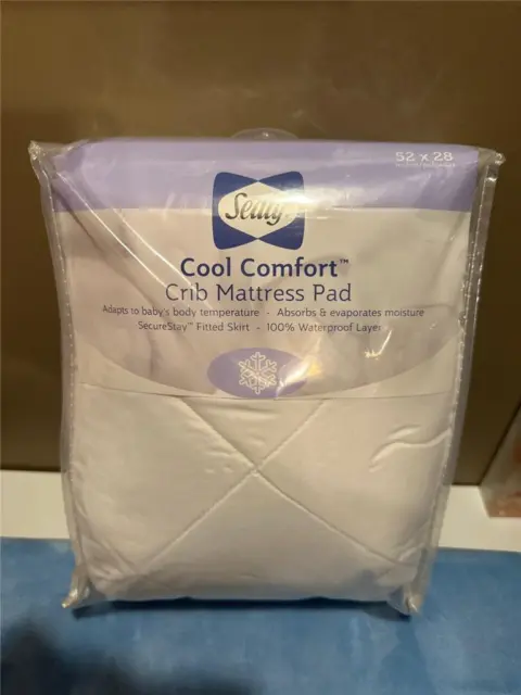 Sealy Cool Comfort Crib Mattress Pad Excellent Condition