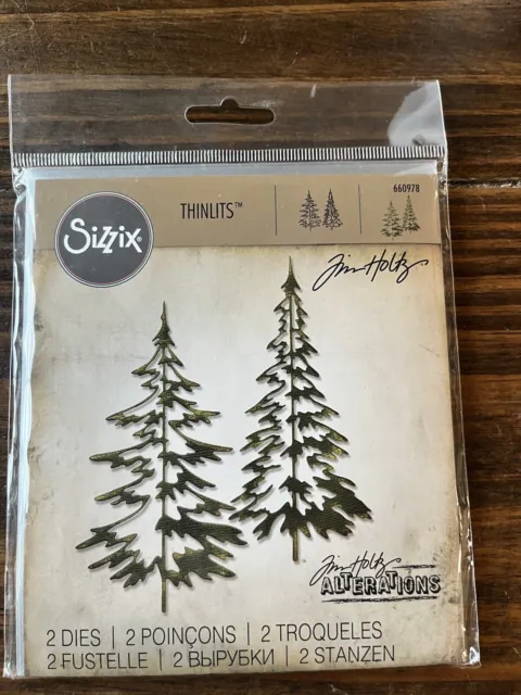 Sizzix Thinlits Die - Woodlands By Tim Holtz #660978