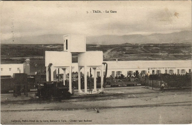 CPA AK TAZA - La Gare MAROC (669597)