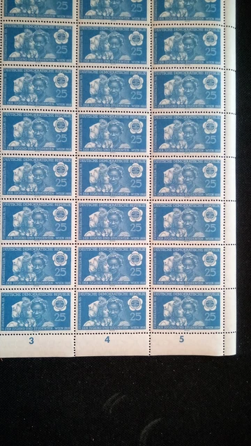 DDR 1959 kpl. Bogen Mi 706 Postfrisch siehe Fotos (A 8253) 5