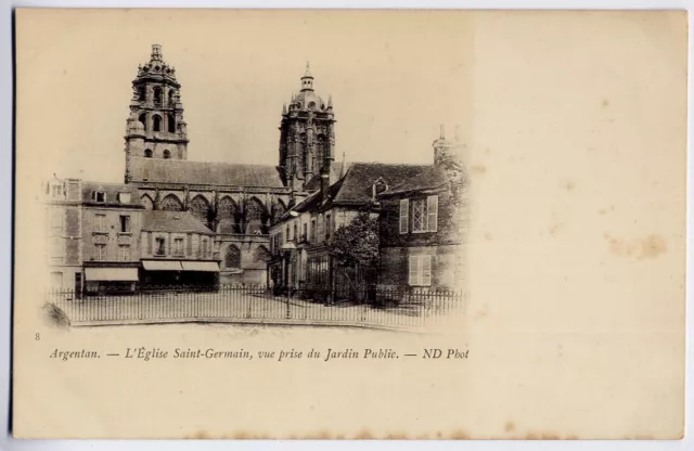 Argentan, Orne, France Postcard CPA - Église Saint Germain