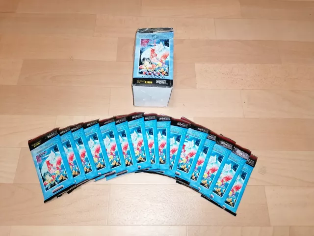 very rare display de 15 boosters macross perfect collection 1998 made in japan