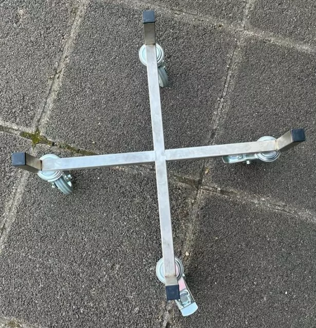 Rullo botte tonnellate carrello a rulli fino a 640 kg per supporti aggressivi rulli acciaio inox