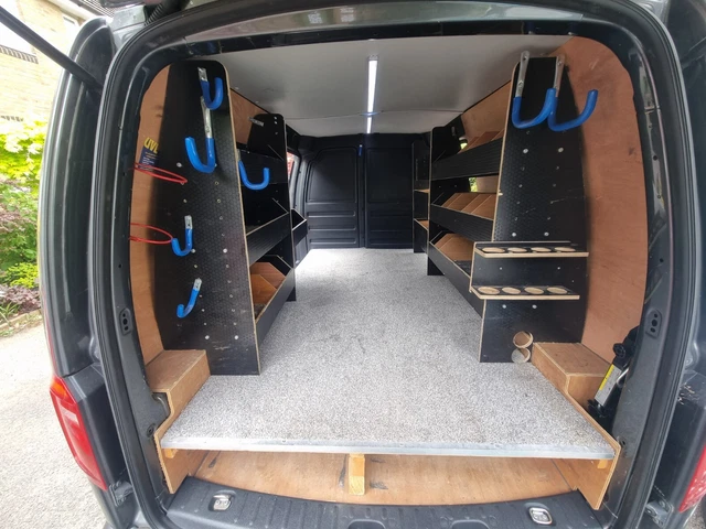 VW CADDY MAXI Complete Van Racking Tool Storage Shelving System £50.00 ...