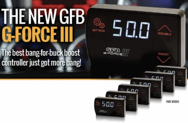GFB Go Fast Bits G-Force III 3 Controller elettronico Turbo Boost EBC 3005