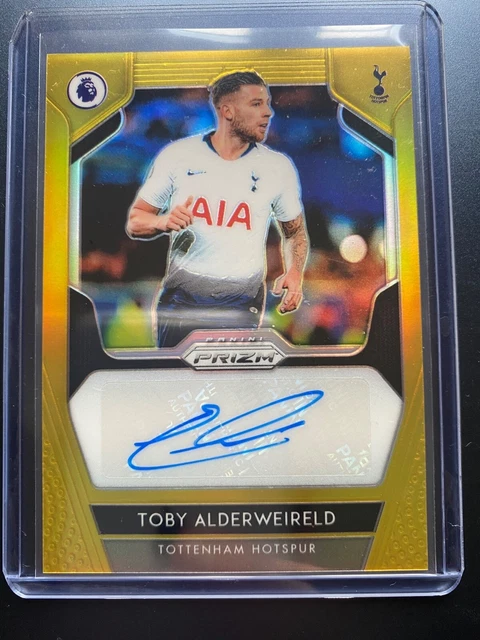 Toby Alderweireld Gold /10 Auto Tottenham Hotspur - Panini Epl Prizm 2019/20 Ssp