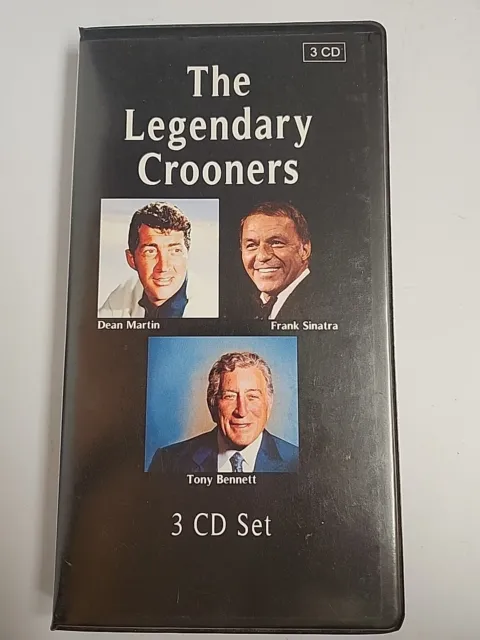 The Legendary Crooners Dean Martin Frank Sinatra Tony Bennett 3 CD Set Timeless