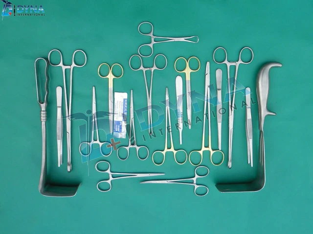 Kit d'instruments chirurgicaux pour césarienne en C