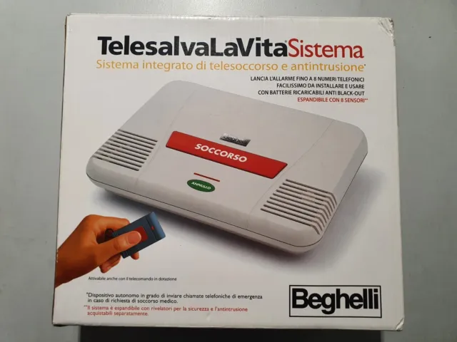 Beghelli 3112H Salvalavita Home + Telecomando + Sensore