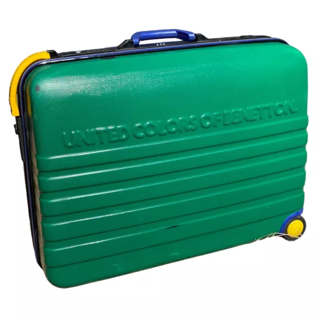 UNITED COLORS OF Benetton Suitcase Vintage Retro Hard Shell