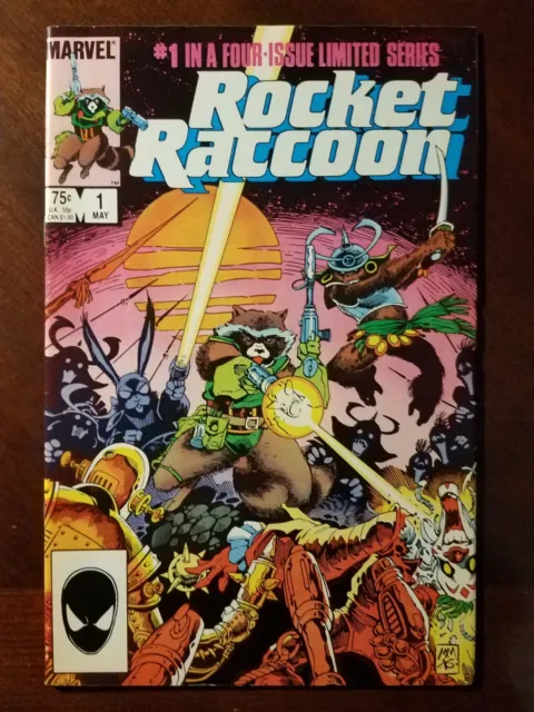 ROCKET RACCOON #1 1st solo series 1985 Marvel Comics Guardians of the Galaxy MCU