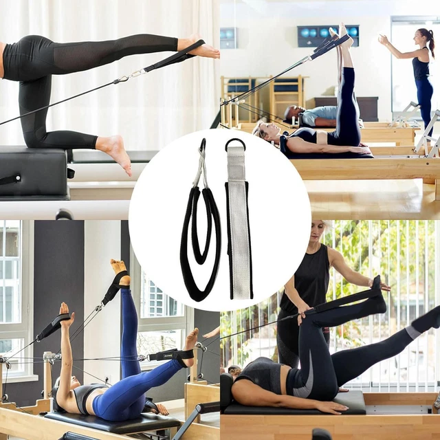 2X D RINGS Straps Handle Fitness Pilates Double Loop Straps for