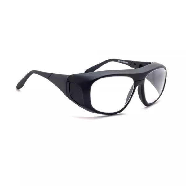 Extra Large Fit over Radiation Safety Glasses in Black with  .75mm PB Protection