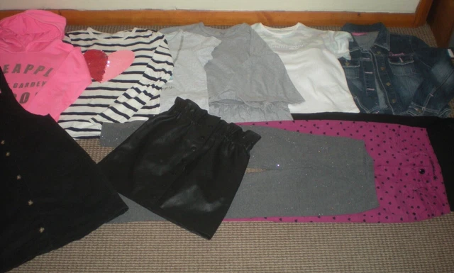 Bundle Girls Clothes age 11-12yrs Jeans  Denim Jacket Tops Sweater Skirt  Joules