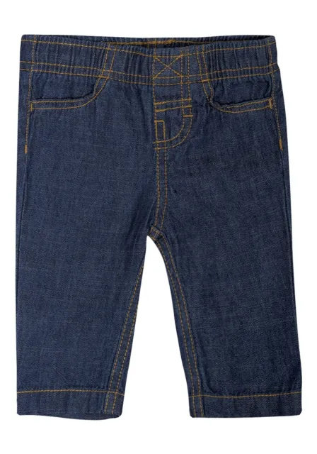 Baby Boys Ex UK Chainstore Jeans Trousers Pants Bottoms Regular Fit Blue Denim