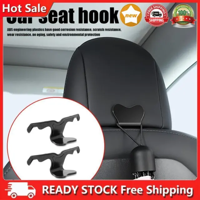 2pcs Car Seat Back Hook Interior Hanger Holder Storage for Tesla Model 3/Y/X/S