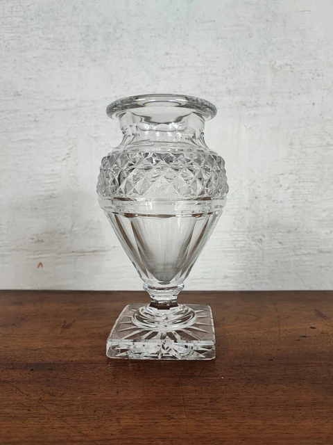 Vase créatif en cristal transparent pour plantes d'eau - Centre de table décoratif pour salon ou table de salle à manger, H25cmxD12.5cm