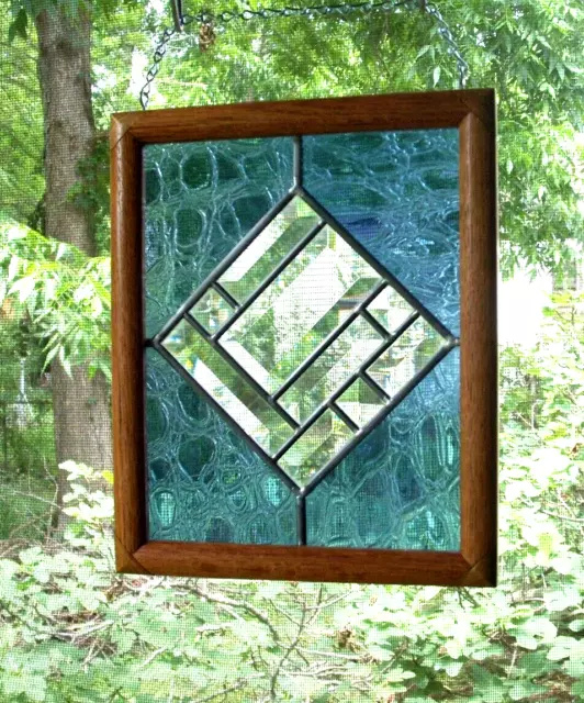 stained glass panel 8" x 10"