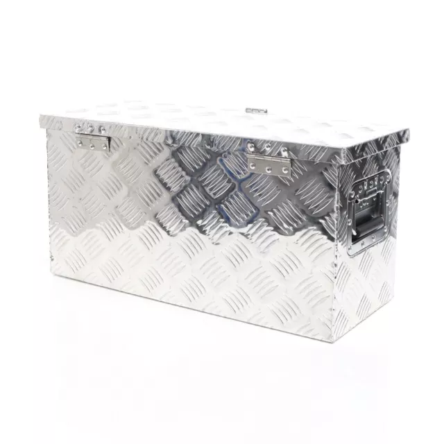 XPOtool Cassetta porta attrezzi in alluminio 60x25x30cm Baule utensili Truckbox 3