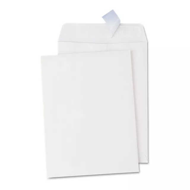 UNIVERSAL Peel Seal Strip Catalog Envelope 10 x 13 White 100/Box 40101