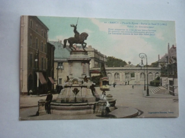 Carte Postale / Nancy  Place Saint Epure    ..... Tramway