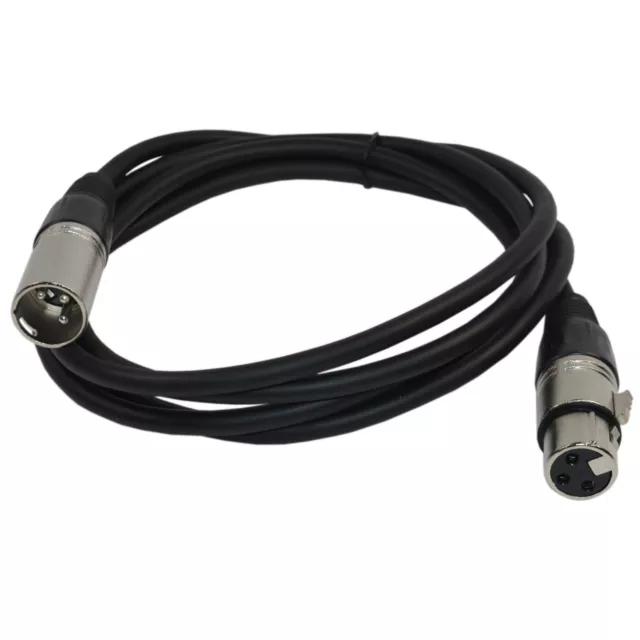 HQRP 1.8m XLR/XLR Microphone Câble 3pin M/F Pour Shure SM7B SM48 SM58 SM86 SM87A